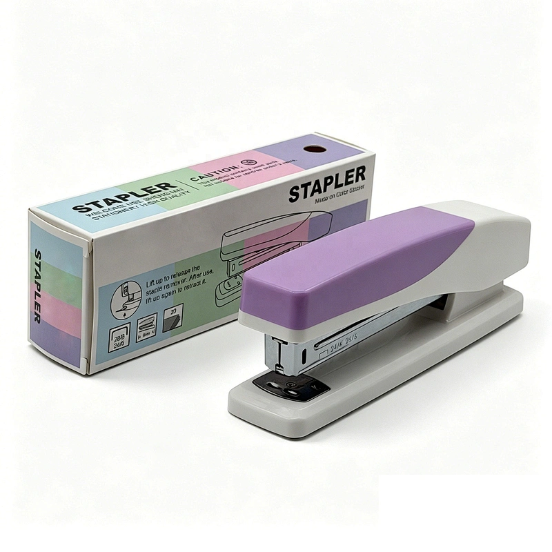 Effort-saving Macaron Color Office Stapler New Design Machine Accessories 24/6 26/6 Books Binding Stapler Machine for School